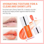Hydrating Crystal Jelly Lip Glow Oil for Nourished Plump Lips