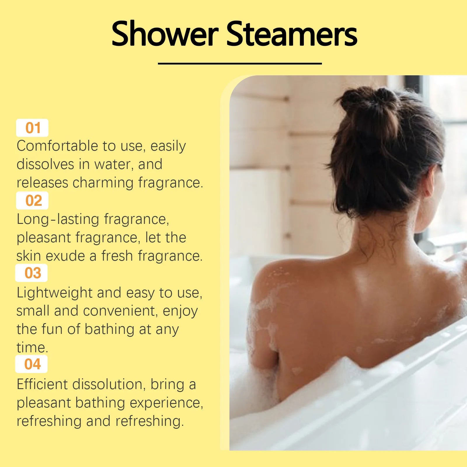 Aromatherapy Shower Steamers for Stress Relief - 10