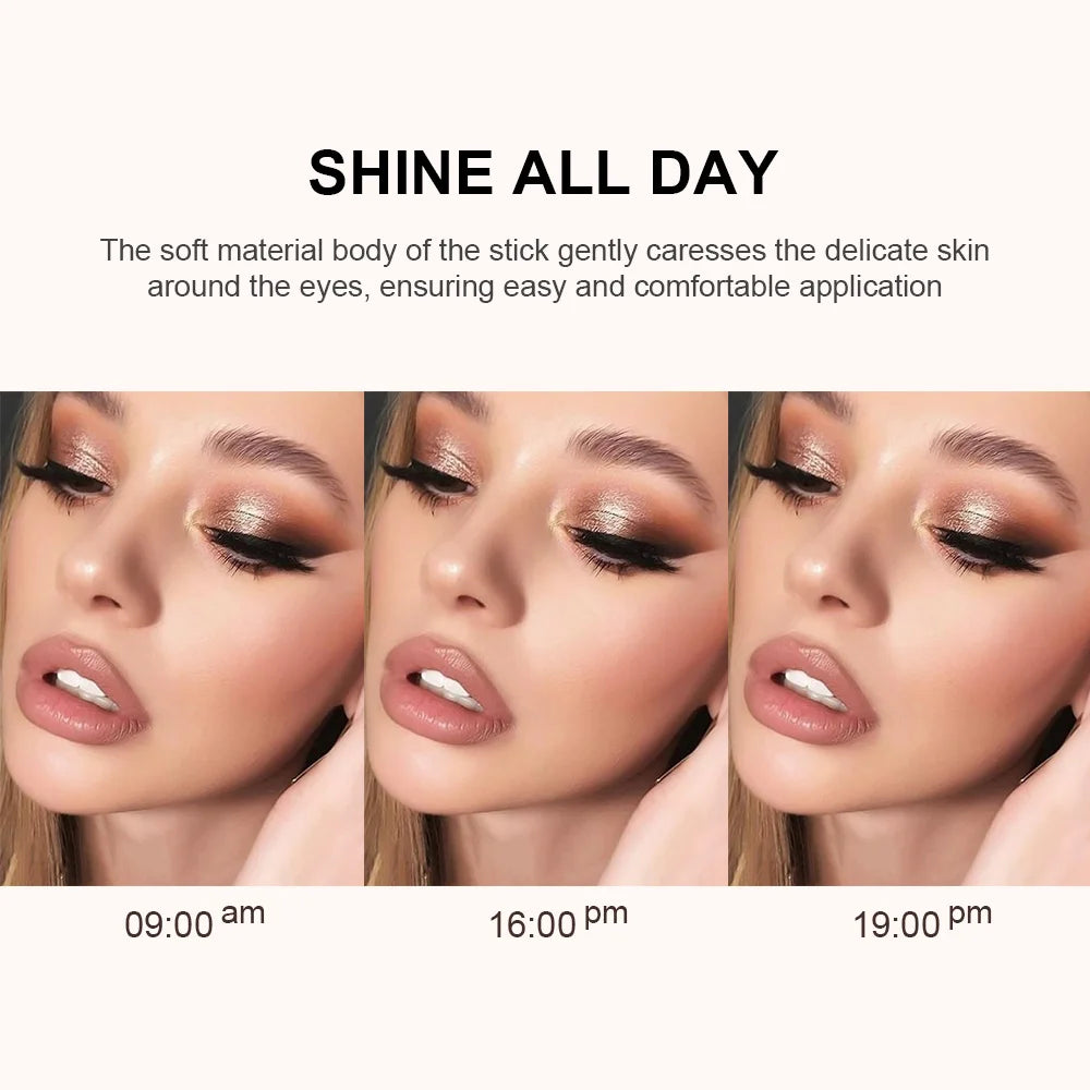 Shimmer Eyeshadow Stick Waterproof Eye Brightener - 2