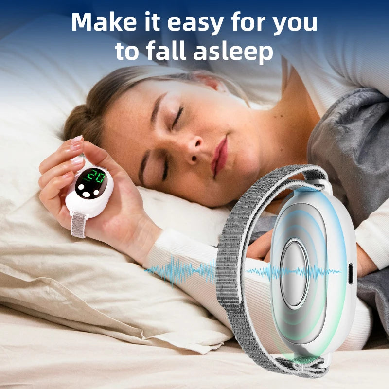 Handheld Microcurrent Sleep Aid Device for Insomnia and Anxiety Relief