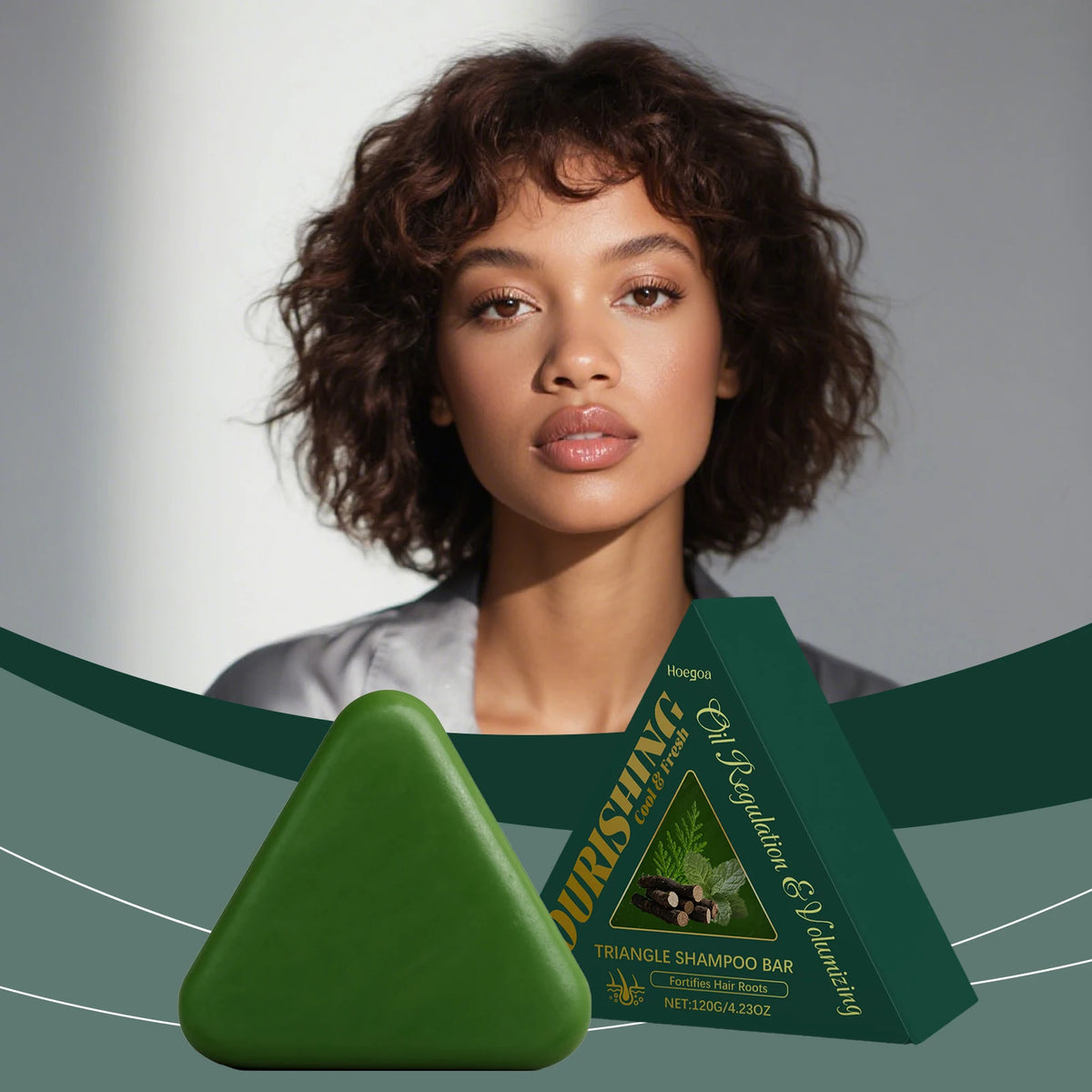 Herbal Hair Growth Shampoo Bar for Anti-Hair Loss and Scalp Care