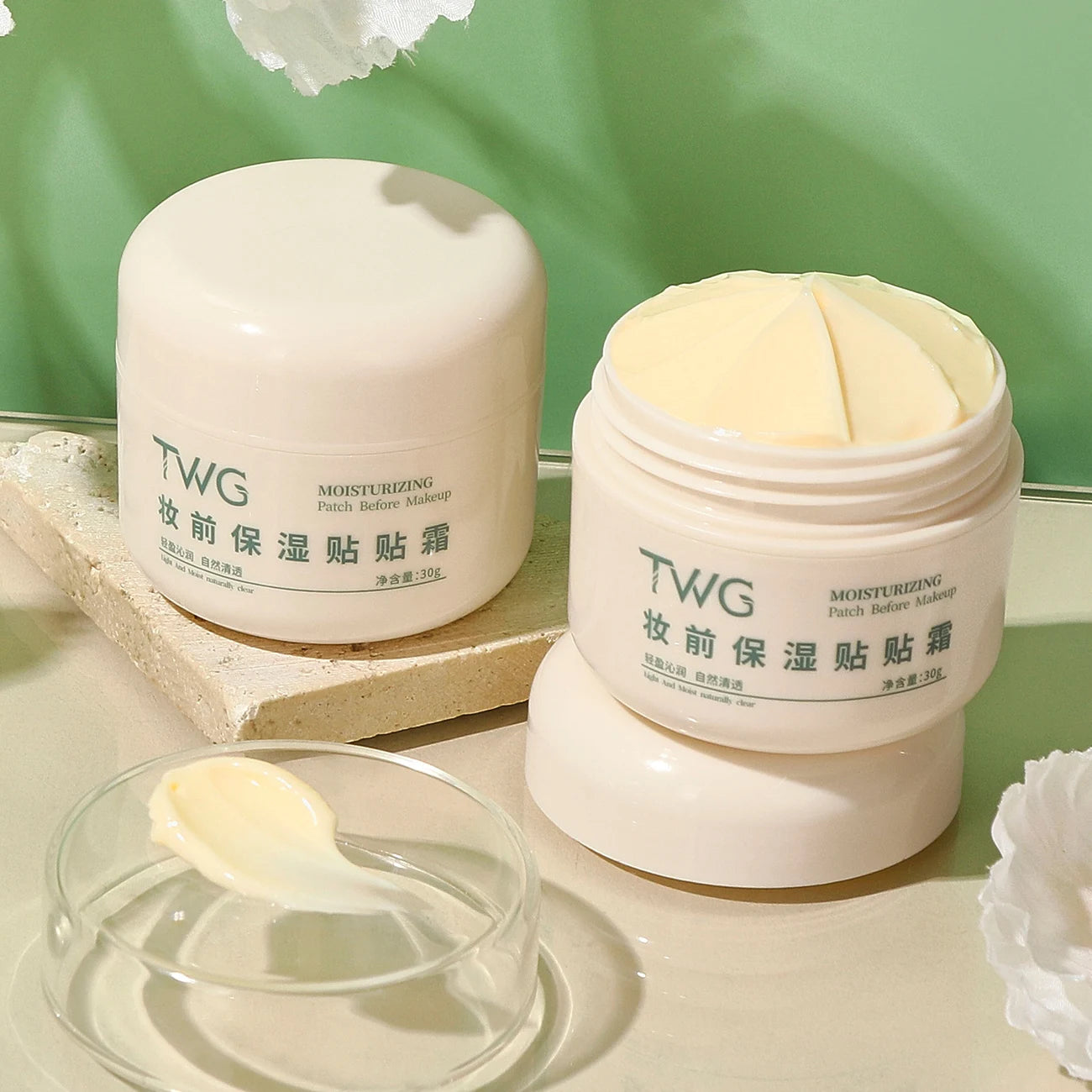 TWG Moisturizing Makeup Primer Cream for Clear Natural Finish - 7