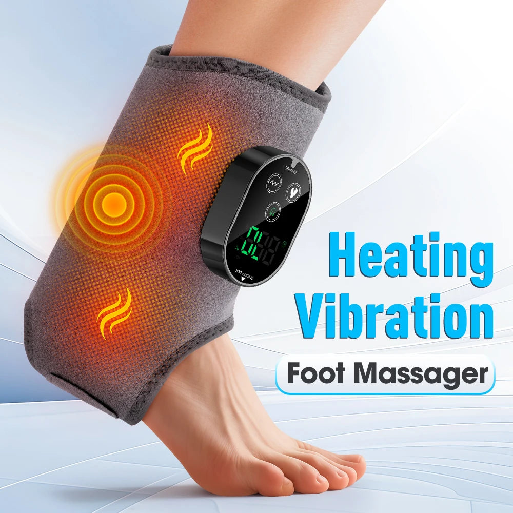 Heated Vibration Ankle and Calf Massage Wrap