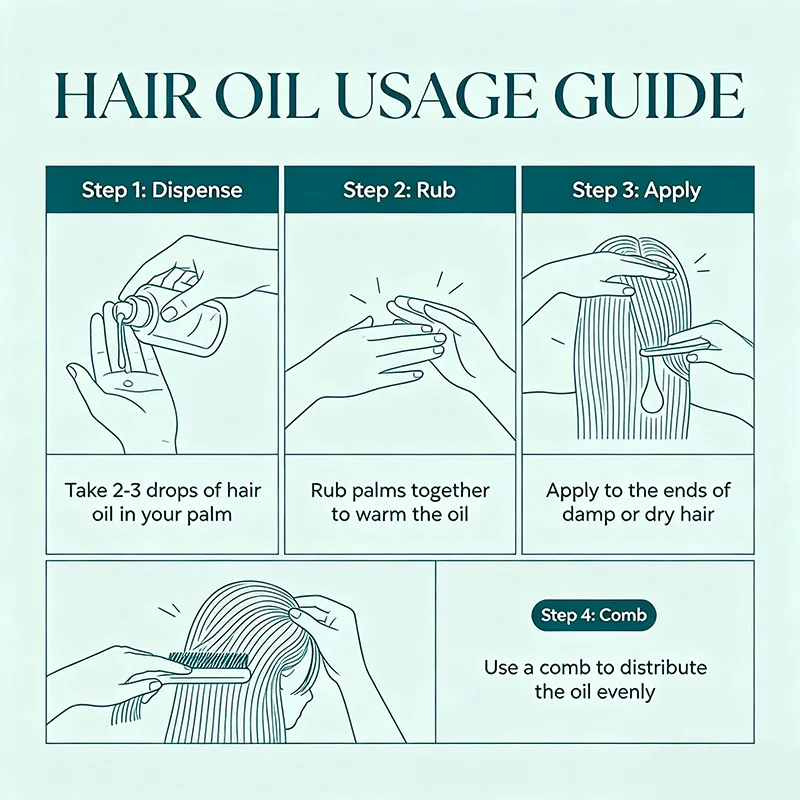 Rosemary Hair Oil Nourishing and Strengthening Scalp Treatment 100ml
