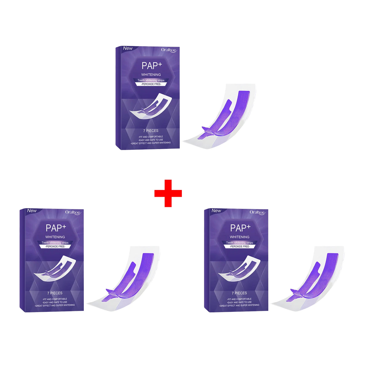 Peroxide-Free Teeth Whitening Strips for Sensitive Teeth