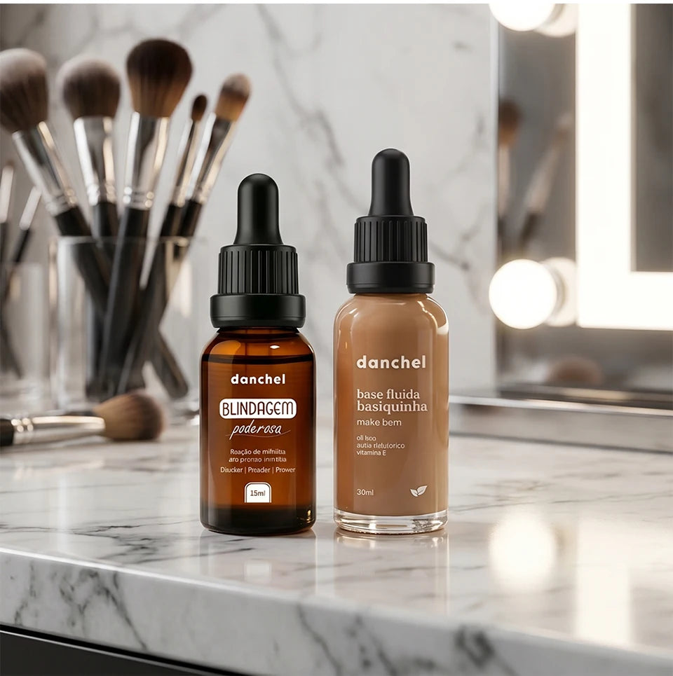Liquid Foundation and Primer Makeup Set for Long-Lasting Coverage - 17