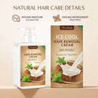 Painless Cooling Hair Removal Cream for Face and Body