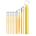 Stainless Steel Ear Wax Removal Tool Kit with Travel Case