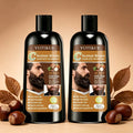Chestnut Brown Hair Dye Shampoo 100ml 10-in-1 Color Nourishing Treatment