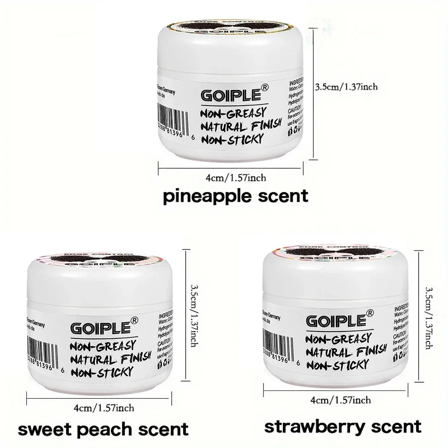 Goiple 3 Pack Edge Control Gel Hair Wax Styling and Finishing Set