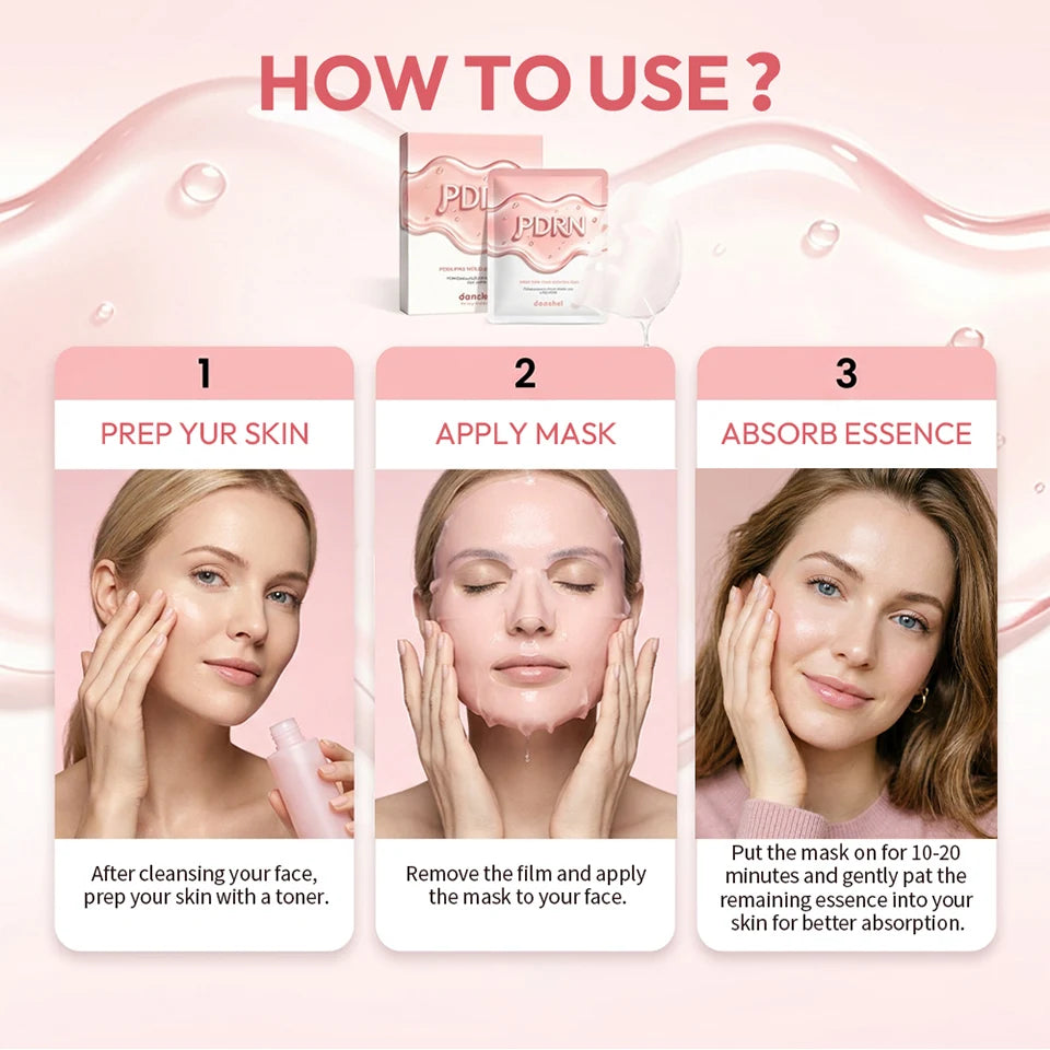 Salmon DNA PDRN Pink Vitamin Hydrating Facial Sheet Mask - 14