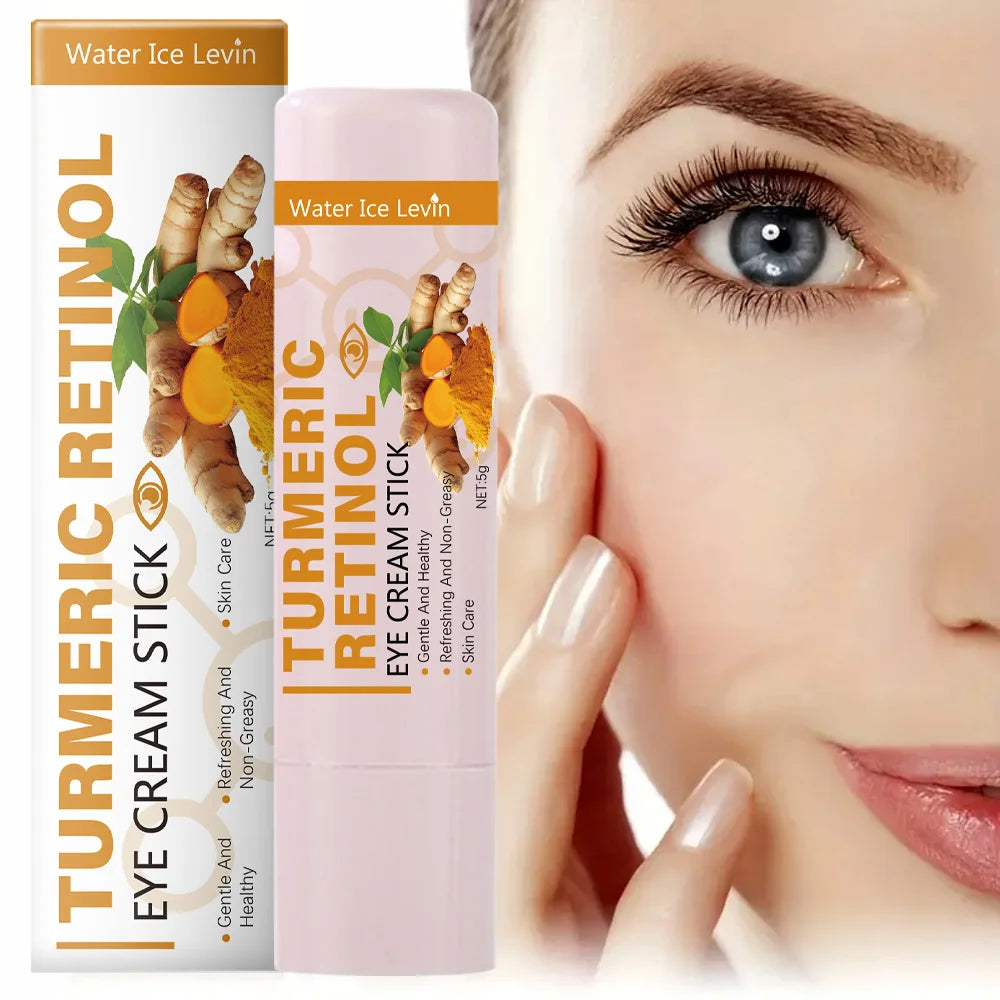 Turmeric Retinol Eye Cream Stick Anti Aging Dark Circle Remover