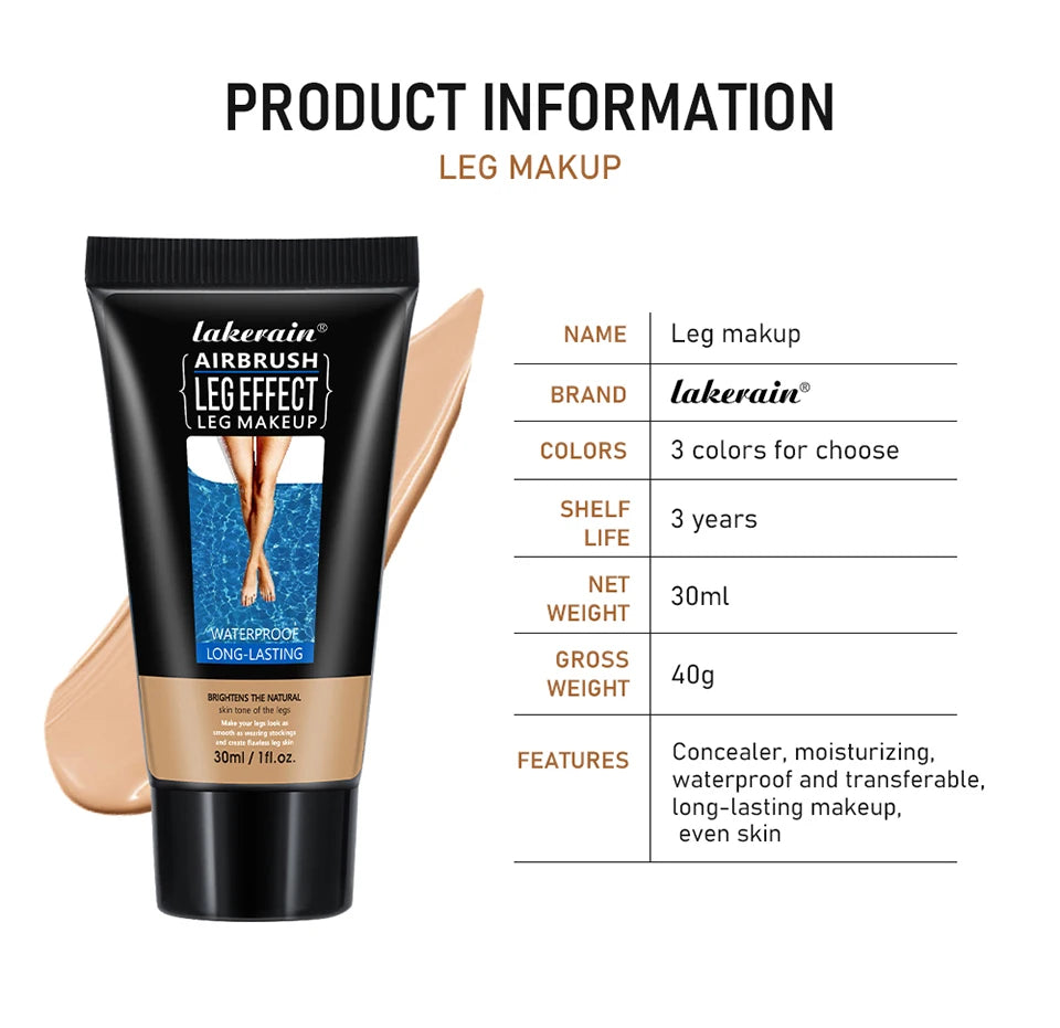 Waterproof Leg Foundation for Flawless Smooth Skin - 14
