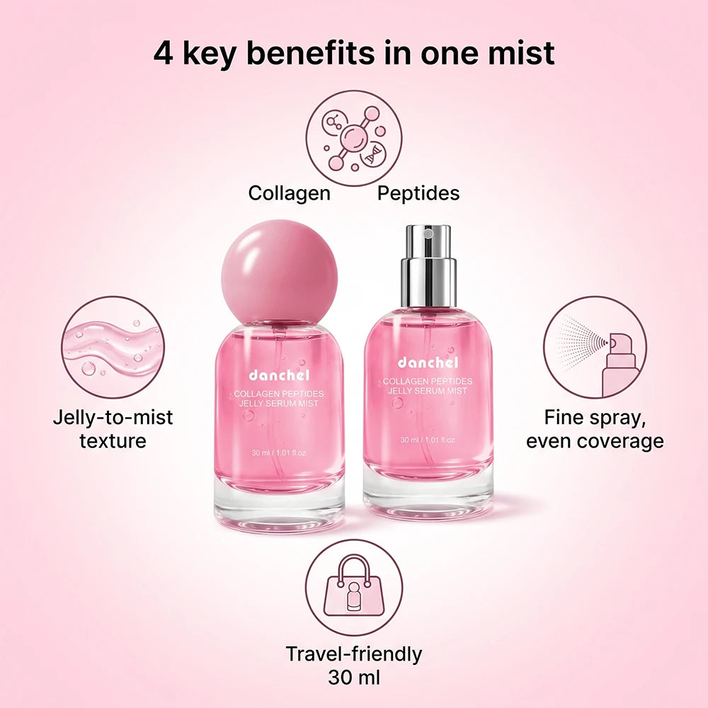 Collagen Peptides Jelly Serum Mist for Deep Skin Hydration