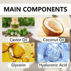 Water Ice Levin Collagen Castor Oil Magnesium Body Massage Oil