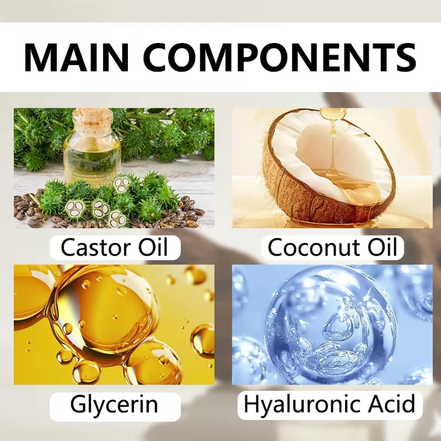 Water Ice Levin Collagen Castor Oil Magnesium Body Massage Oil - 10