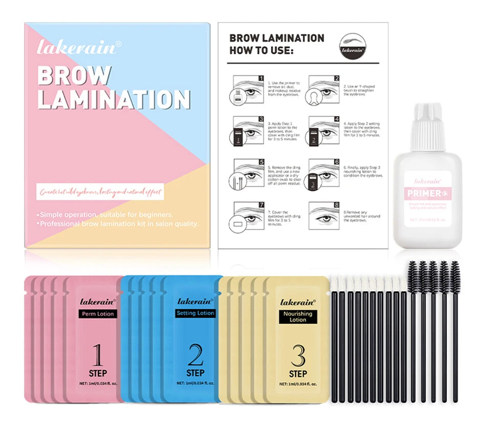 Professional Eyebrow Lamination Kit for Fuller Thicker Brows