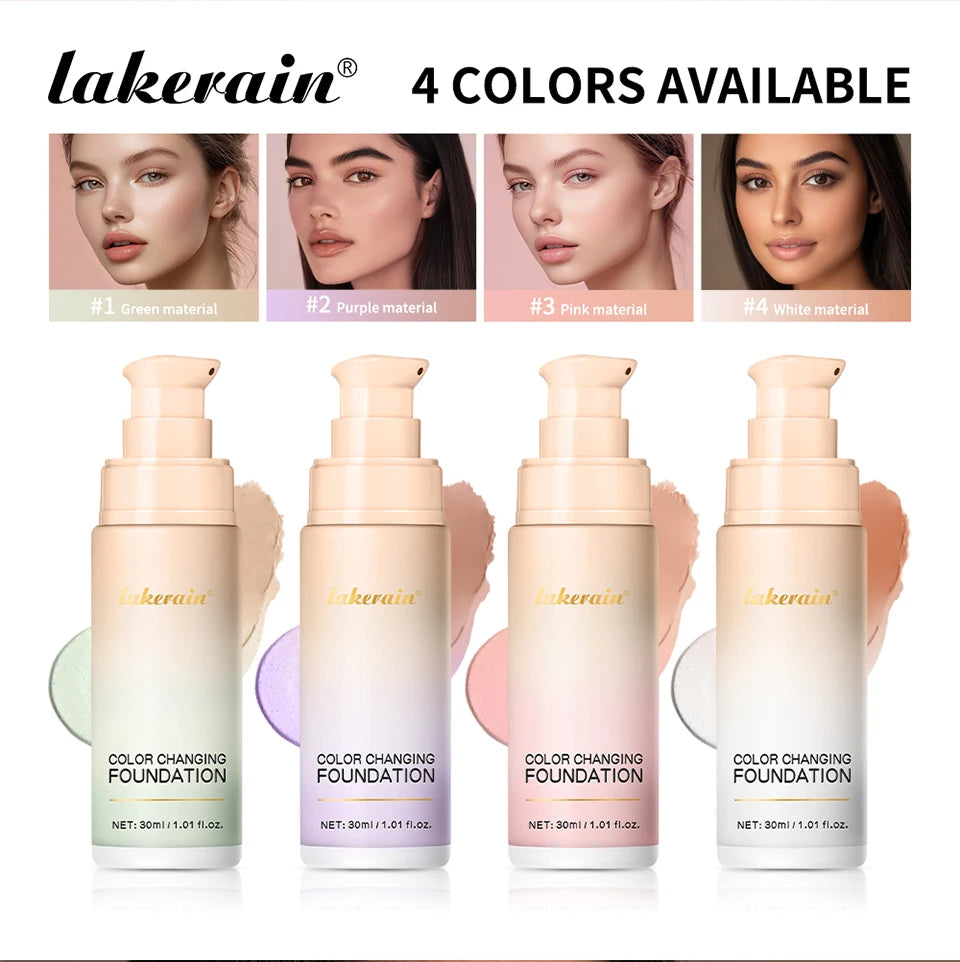Color Changing Liquid Foundation for Flawless Radiant Skin