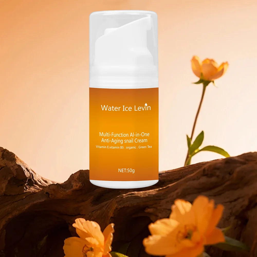 Water Ice Levin Snail Mucin Anti Aging Face Cream Moisturizing Skincare - 8