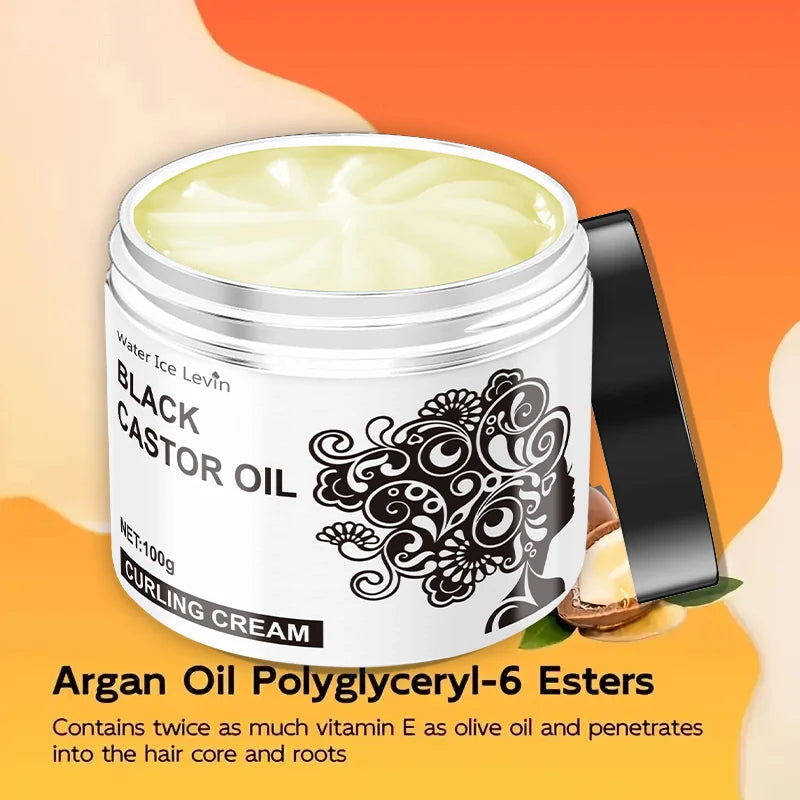 Black Castor Oil Hair Curling Cream 100g