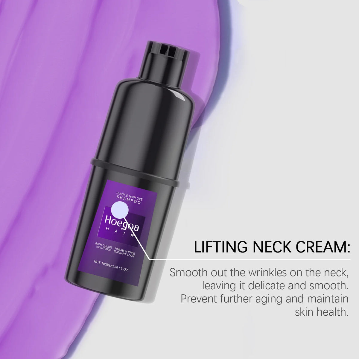 Instant Hair Color Dye Shampoo for Nourishing and Gray Coverage
