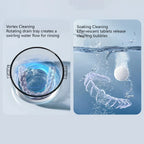 Portable Denture Cleaning Case with Rotary Brush