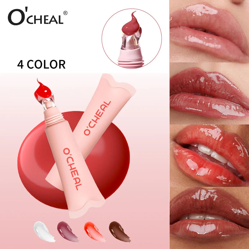 OCheal Crystal Gloss Moisturizing Lip Balm Hydrating Tinted Lip Care - 2
