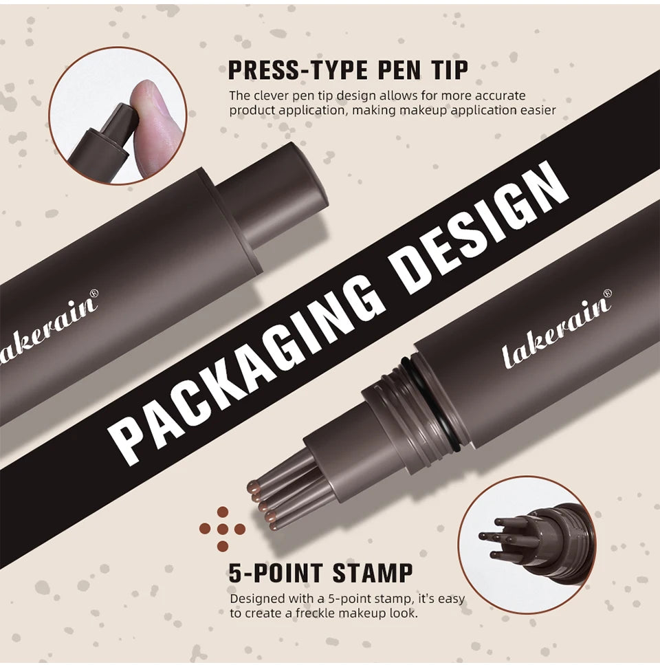 Natural Fake Freckle Stamp Makeup Pen