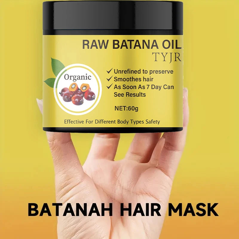 Raw Batana Oil Hair Mask for Repair and Scalp Nourishment 60g
