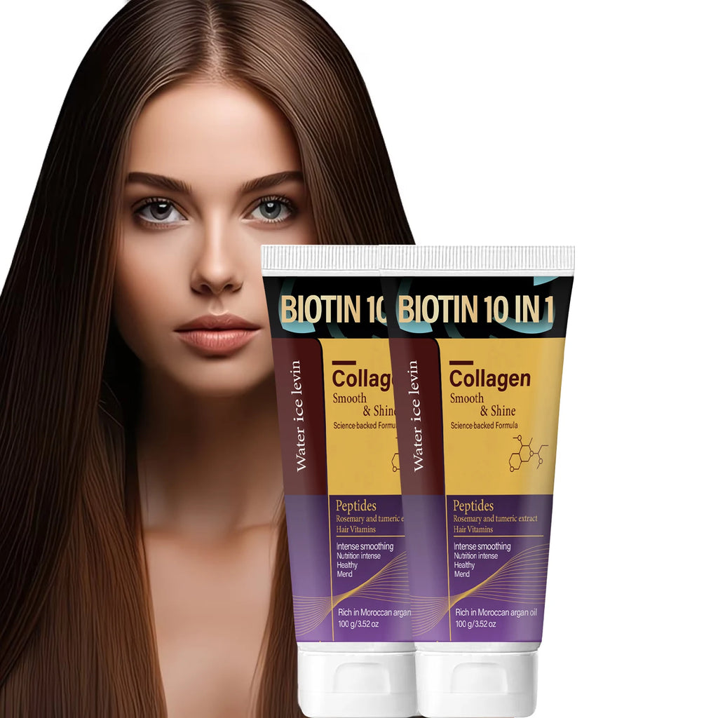 10 in 1 Biotin Collagen Keratin Hair Mask Smoothing Conditioner 100g