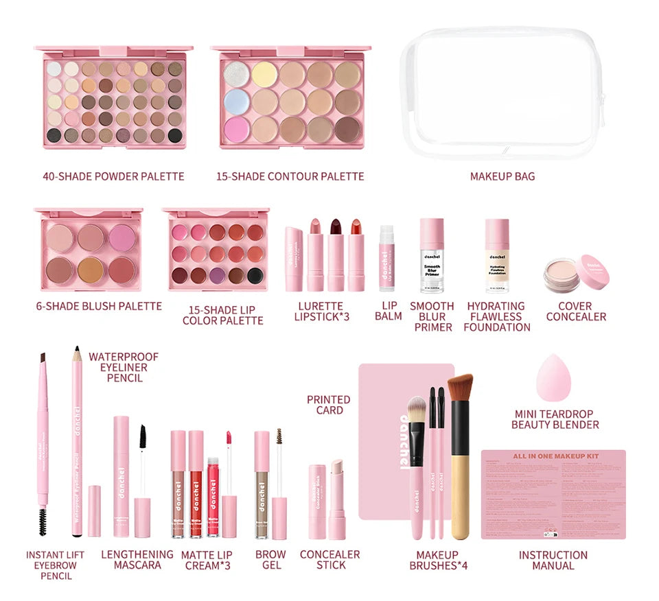 All-in-One Professional Makeup Kit for Beginners - 8