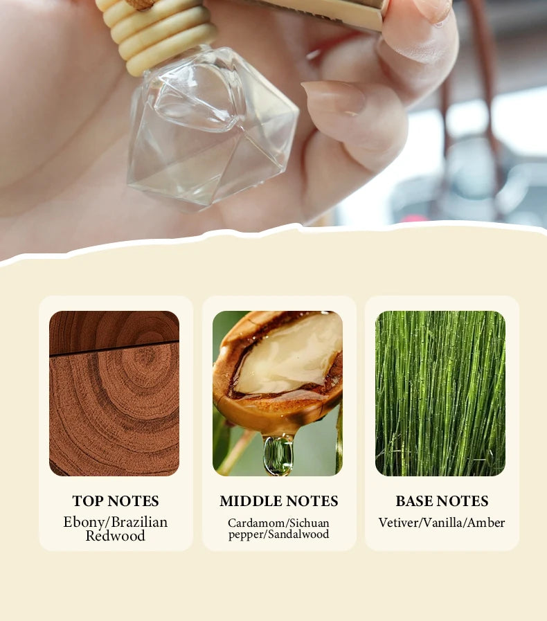 FORMBO Hanging Car Air Freshener Aromatherapy Diffuser Bottle - 29