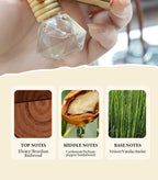 FORMBO Hanging Car Air Freshener Aromatherapy Diffuser Bottle