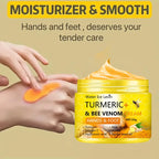 Turmeric Bee Venom Hand and Foot Repair Cream Moisturizing Skin Care 50g
