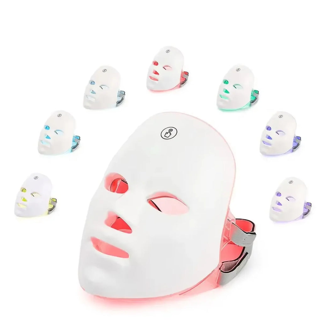 7-Color LED Light Therapy Face Mask for Skin Rejuvenation
