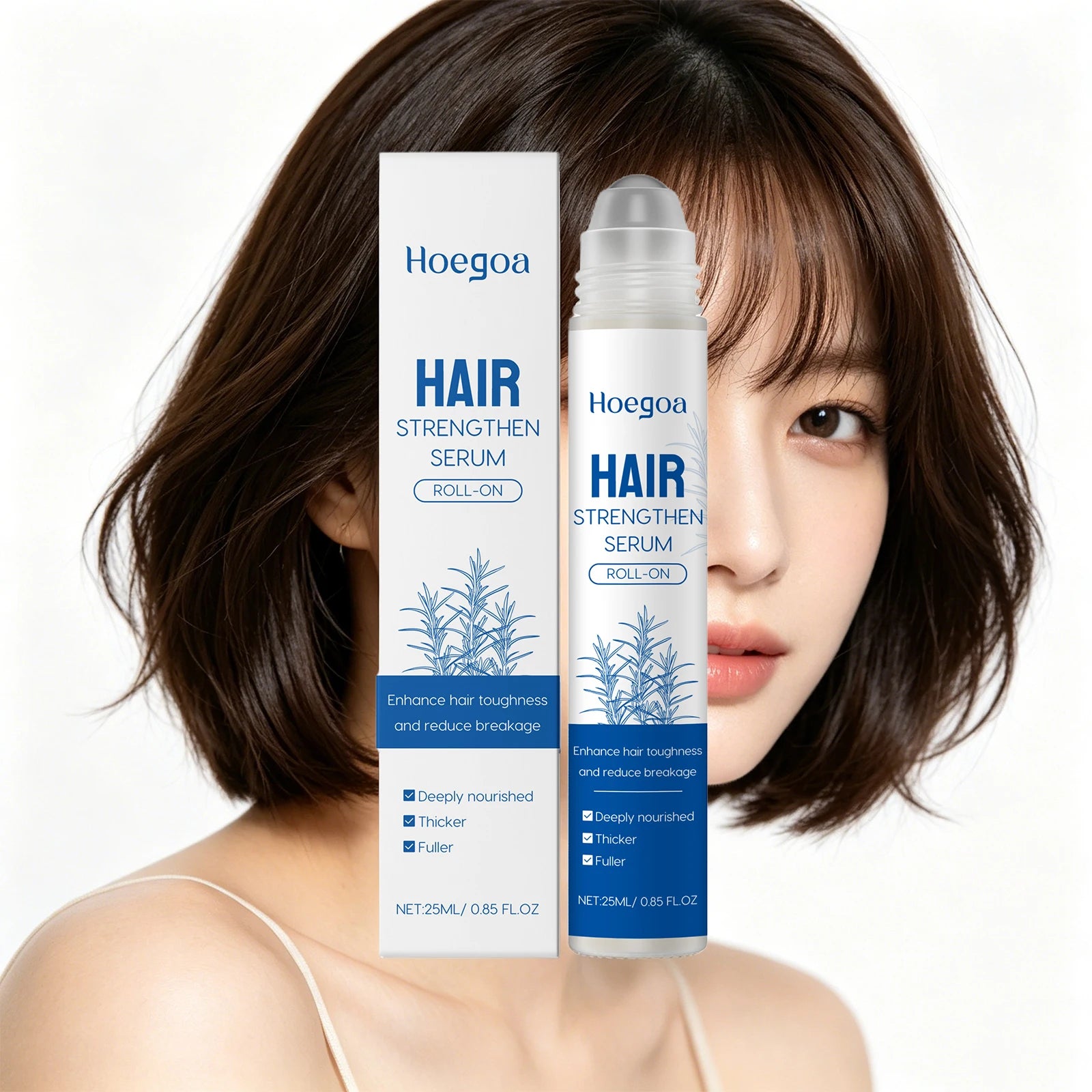 Rosemary Hair Growth Serum Roller for Scalp and Hair Strengthening - 2