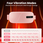 Cordless Menstrual Heating Pad with Vibration Massage