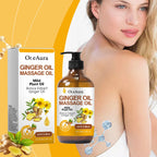 Ginger Massage Oil for Muscle Relief and Skin Nourishment