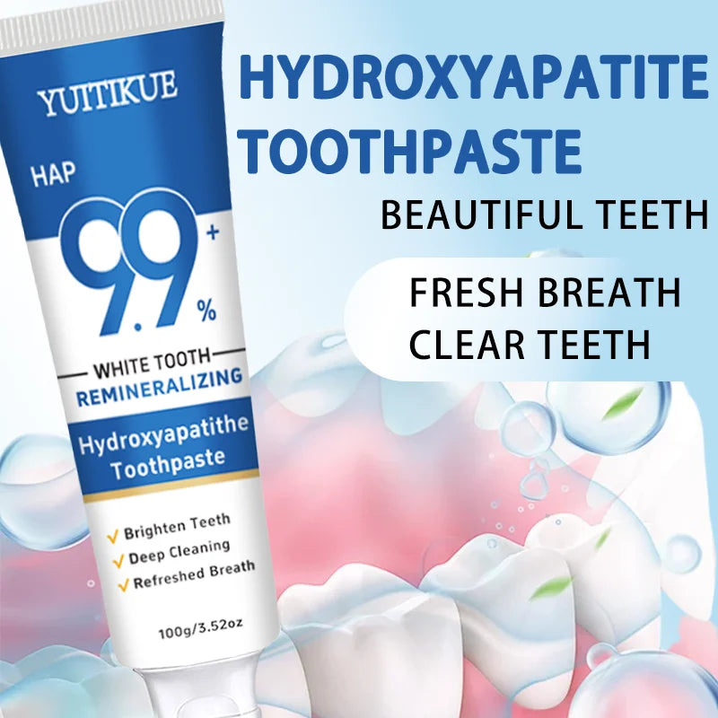 YUITIKUE Hydroxyapatite Toothpaste Remineralizing Teeth Whitening 100g