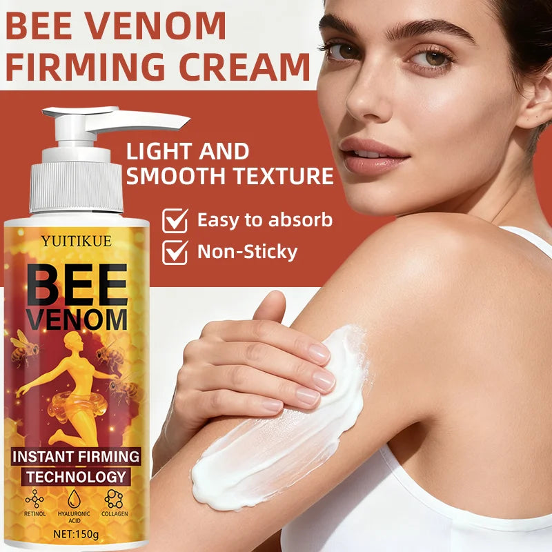 Bee Venom Firming Body Cream Moisturizing Skin Tightening Lotion 150g