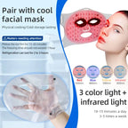 LED Red Light Therapy Face Mask with Cooling Gel Pack