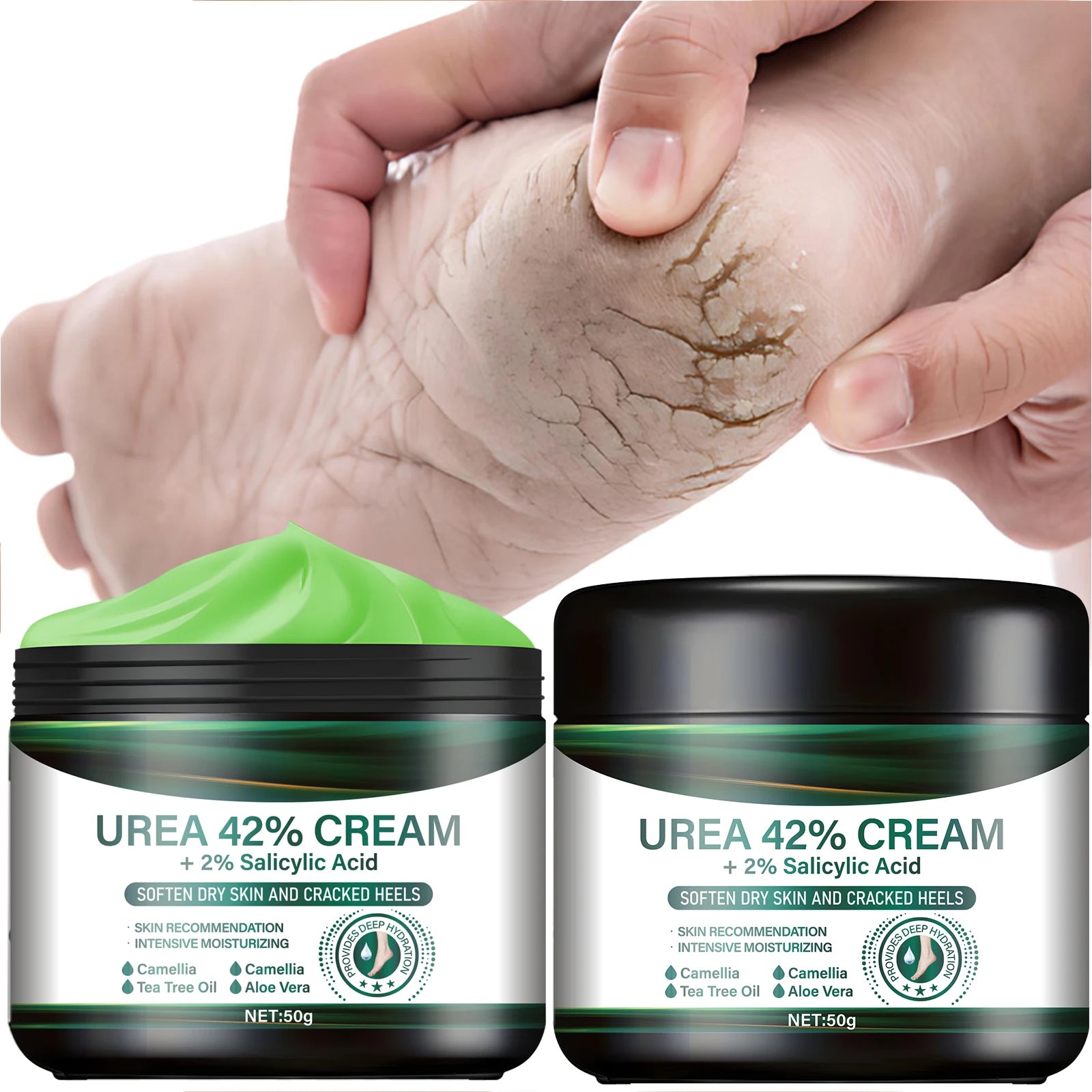 42% Urea Foot Cream with Salicylic Acid Intensive Cracked Heel Repair - 1