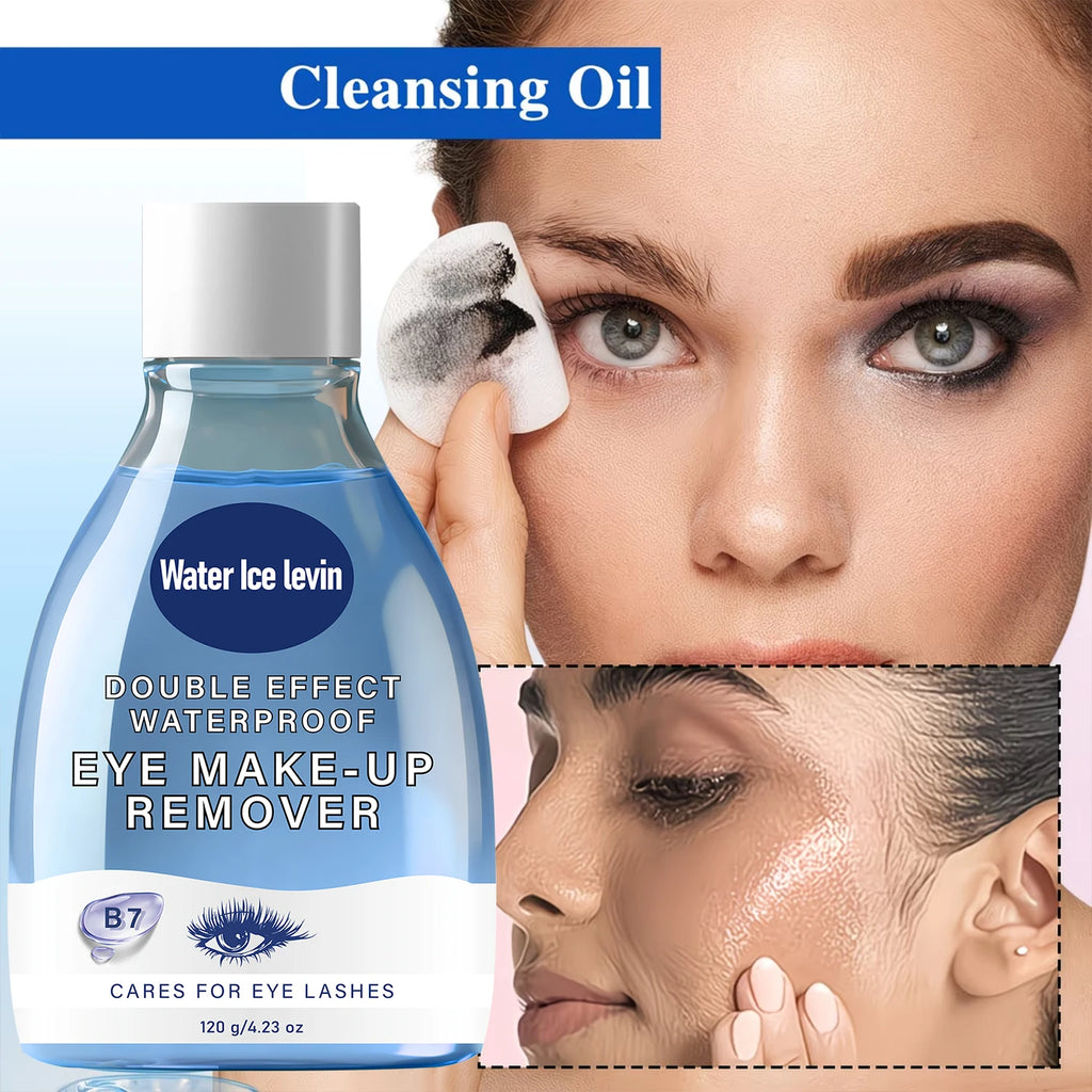 Water Ice Levin Double Effect Eye Makeup Remover for Waterproof Makeup
