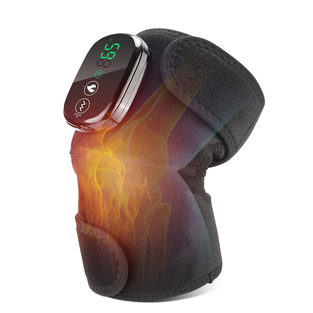Cordless Heated Knee Massager with Vibration Therapy - 15