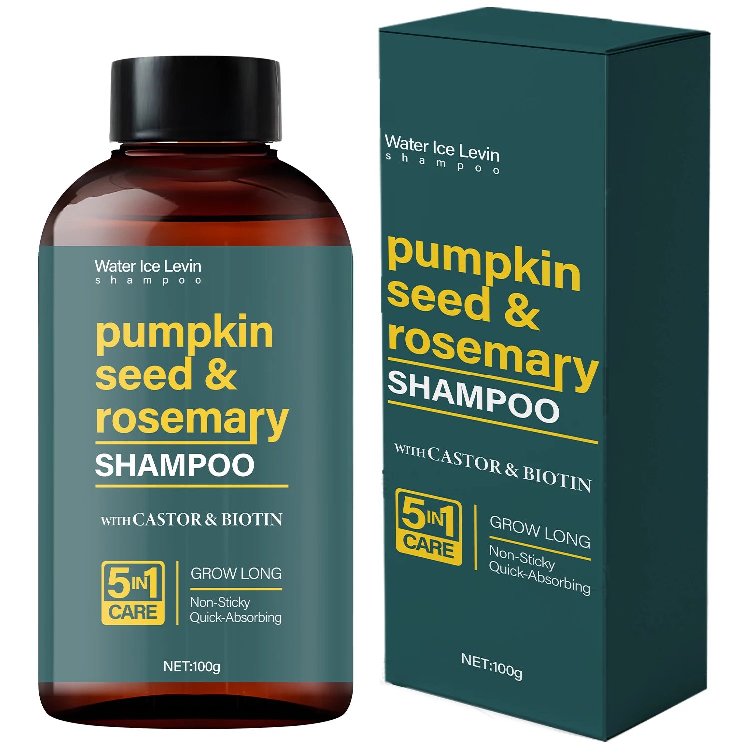Pumpkin Seed and Rosemary Shampoo with Castor Oil and Biotin 100g
