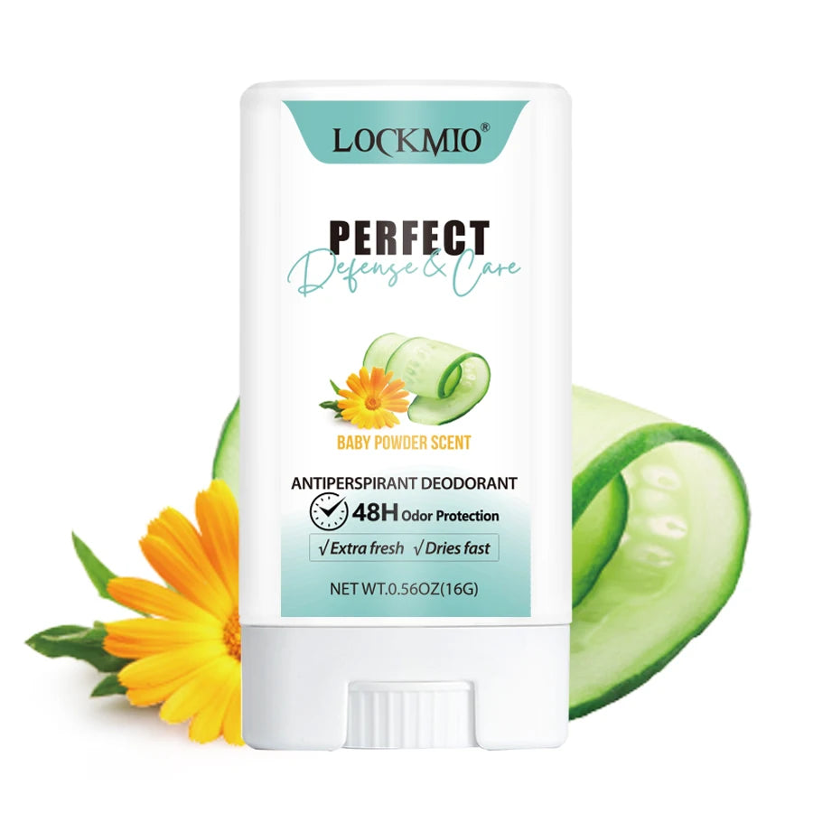 Lockmio 48H Antiperspirant Deodorant Stick Long Lasting Sweat Protection