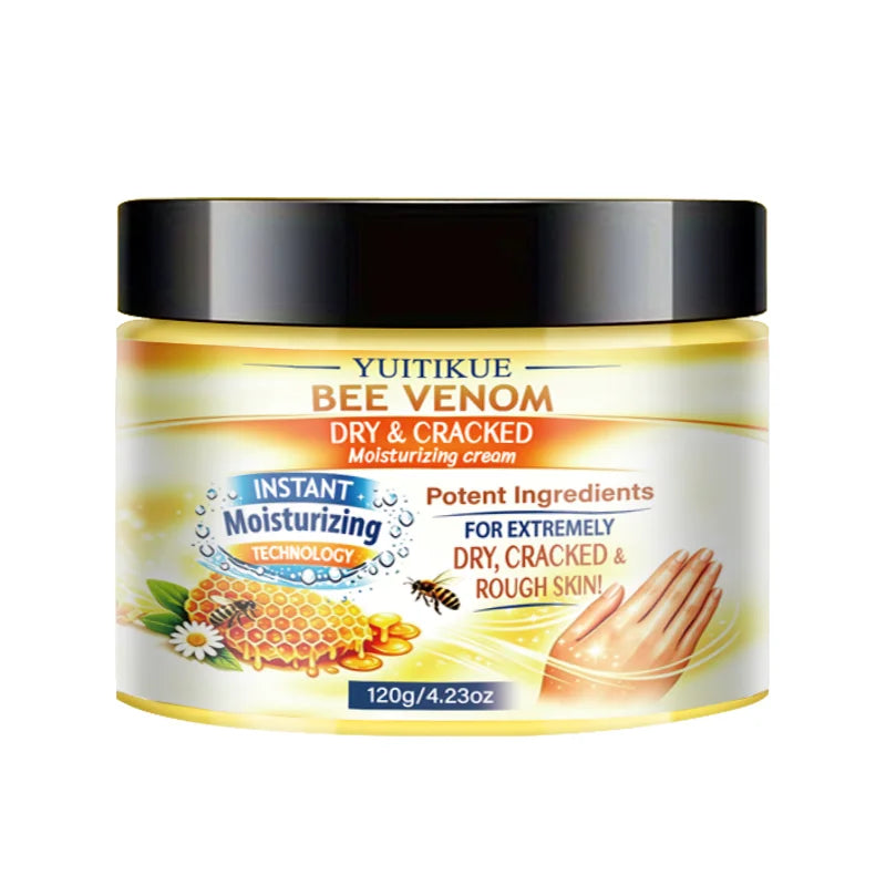 YUITIKUE Bee Venom Hand Cream Deep Moisturizing Repair for Cracked Skin - 13