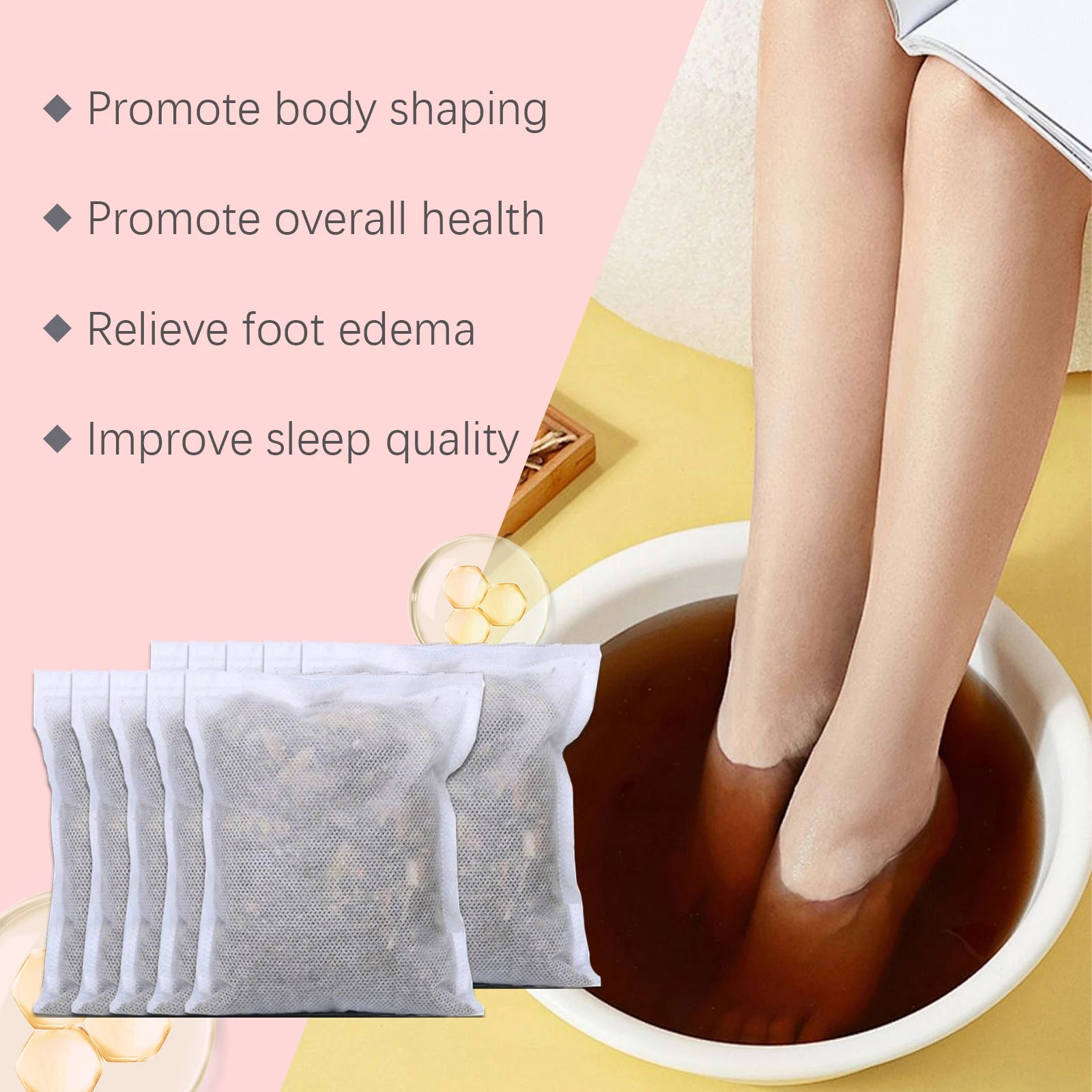 Herbal Mugwort Foot Bath Soak for Relaxation and Sleep - 10