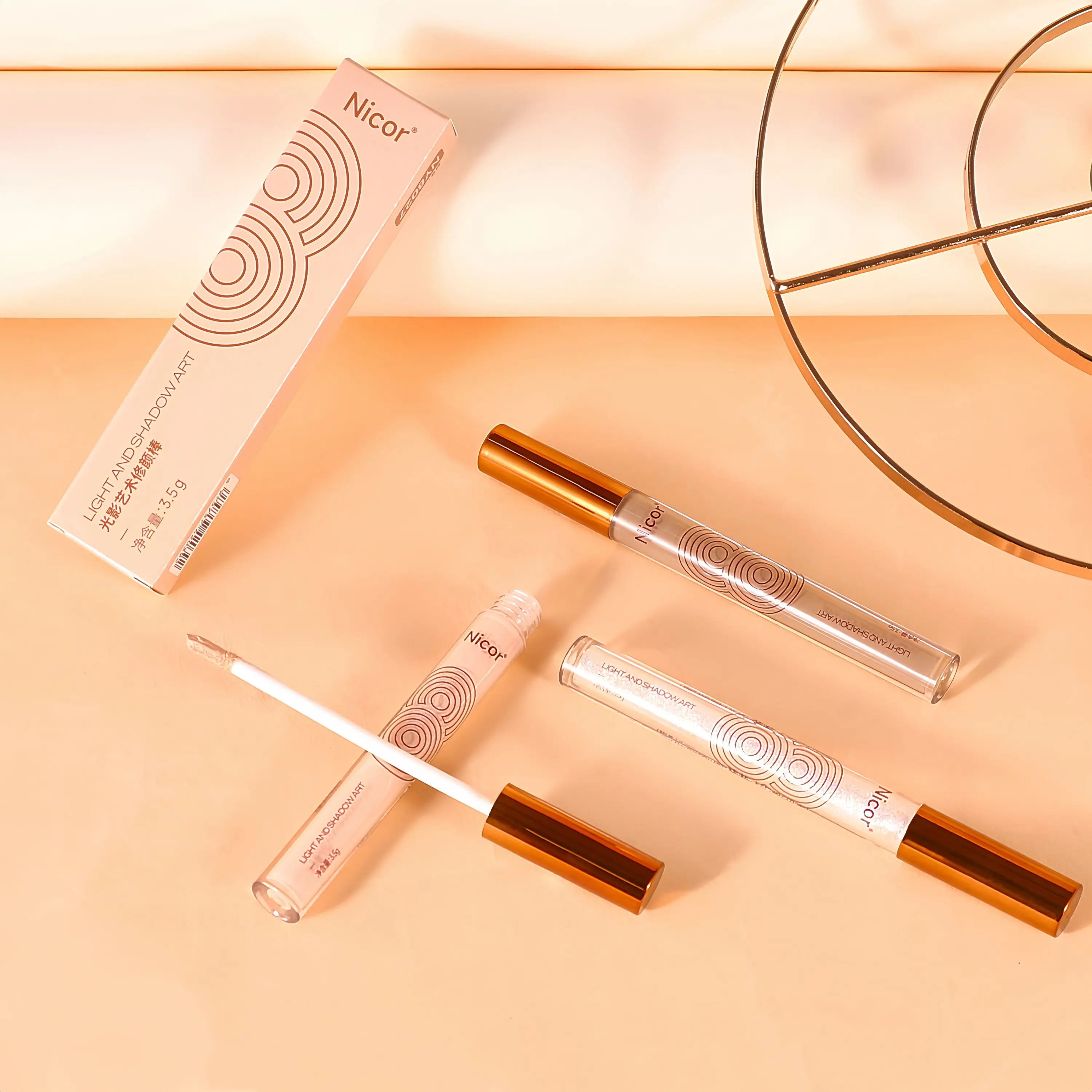 Nicor High Gloss Concealer Stick Waterproof Face Makeup - 6