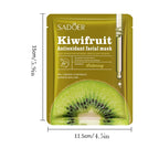 Sadoer Kiwi Fruit Moisturizing Facial Mask Sheet Set